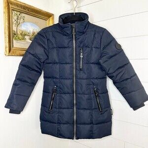 Noize Hannah-G Mid Length Parka Kids Navy Blue Size Small/8